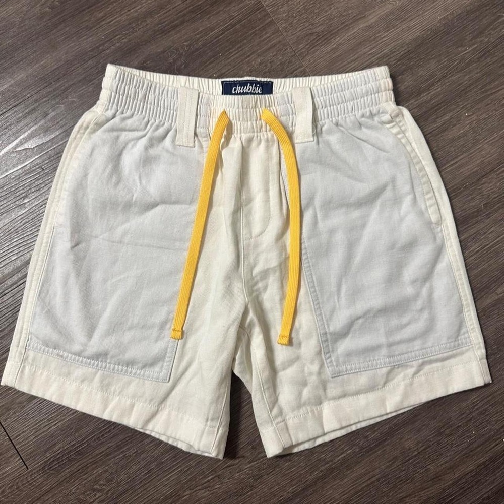 Chubbies Men's Everywear Hybrid Shorts Size XS Off White Stretch